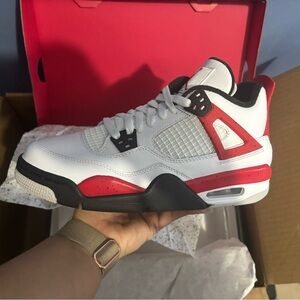 AIR Jordan 4 Retro (GS) New fire red
